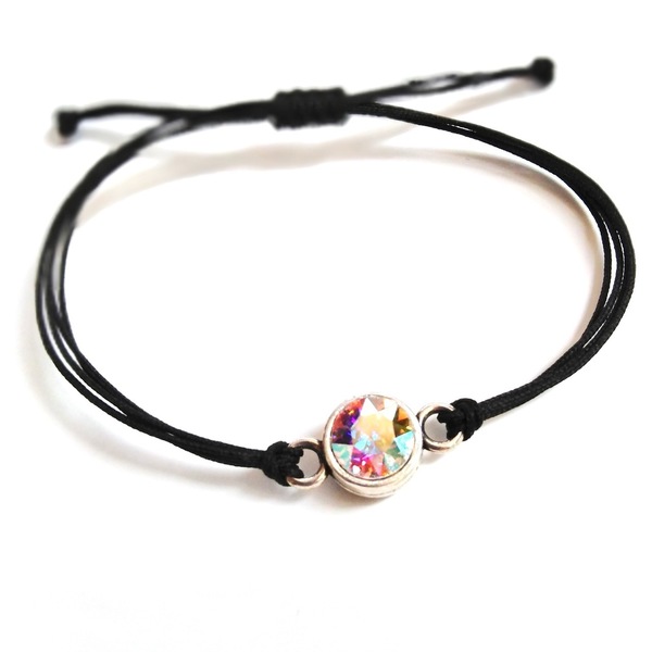Rainbow Bracelet - Silver - charms, ορείχαλκος, επάργυρα, χεριού, αυξομειούμενα