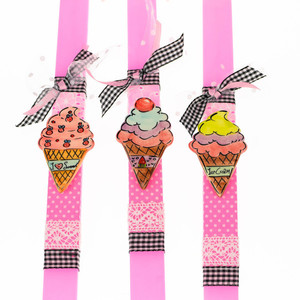 Λαμπάδα με μαγνητάκι παγωτό χωνάκι - κορίτσι, λαμπάδες, παγωτό, για παιδιά