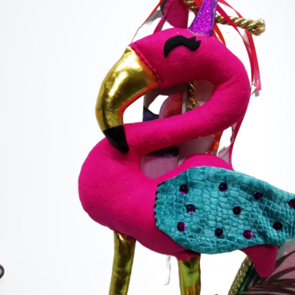 σετ λαμπάδας flamingo - κορίτσι, λαμπάδες, personalised, flamingos, για παιδιά, για εφήβους - 3