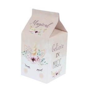 Κουτί milk box για μπομπονιέρα και για γλυκά ή ζαχαρωτά - ονειροπαγίδα, μονόκερος, κολοκύθα, βάπτισης - 2