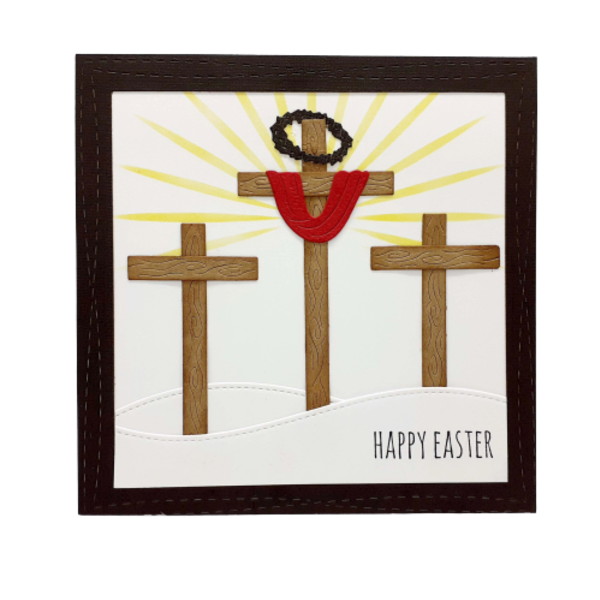 Ευχετήρια κάρτα για το Πάσχα - Ανάσταση - πάσχα, κάρτα ευχών, σταυροί