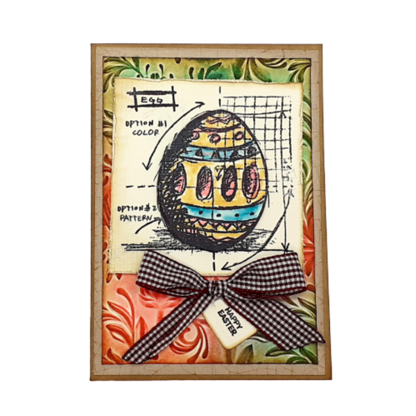Ευχετήρια κάρτα για το Πάσχα - Πασχαλινό Αυγό - πάσχα, κάρτα ευχών, πασχαλινά αυγά διακοσμητικά