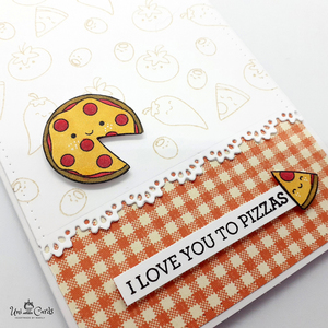 Ευχετήρια κάρτα - Pizza Night - κάρτα ευχών, δώρα αγίου βαλεντίνου, φαγητό, ευχετήριες κάρτες - 3