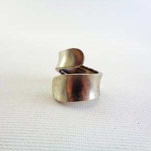 Ασημένιο ανοιχτό δαχτυλίδι - ασήμι, chevalier, αυξομειούμενα - 2