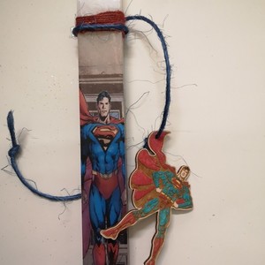 Λαμπάδα superman - αγόρι, λαμπάδες, για παιδιά, ήρωες κινουμένων σχεδίων - 3
