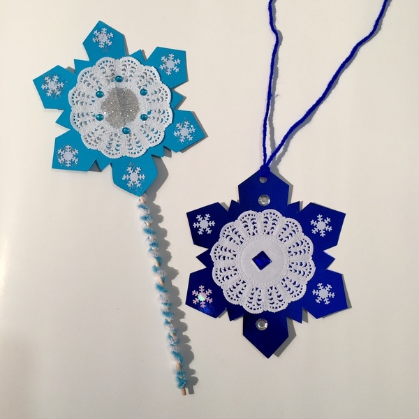 Μενταγιόν και Ραβδί Χειμωνιάτικο Σετ Χειροτεχνίας (Winter Craft Kit) - δώρο, χειροποίητα, για παιδιά
