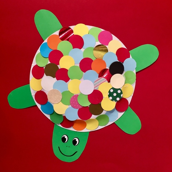 Πολύχρωμη χελωνίτσα Σετ Χειροτεχνίας (Happy Turtle Craft Kit) - δώρο, χειροποίητα, για παιδιά - 4