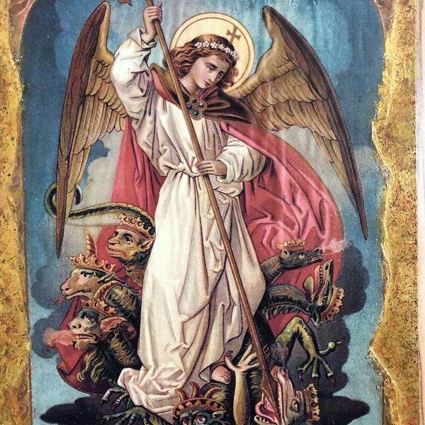 Αρχάγγελος Μιχαήλ - ζωγραφισμένα στο χέρι - 2