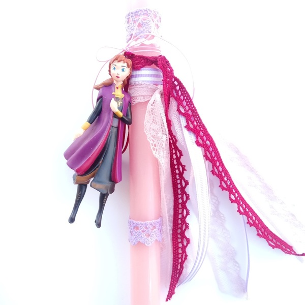 Παιδική Λαμπάδα με Πριγκίπισσα στον πάγο Σετ Δώρου - κορίτσι, λαμπάδες, πριγκίπισσα, για παιδιά, ήρωες κινουμένων σχεδίων - 2