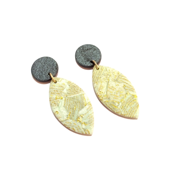 Polymer clay earrings - πηλός, κρεμαστά