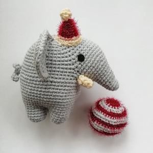 Πλεκτός Ελέφαντας Τσίρκου - δώρο, δώρα για αγόρια