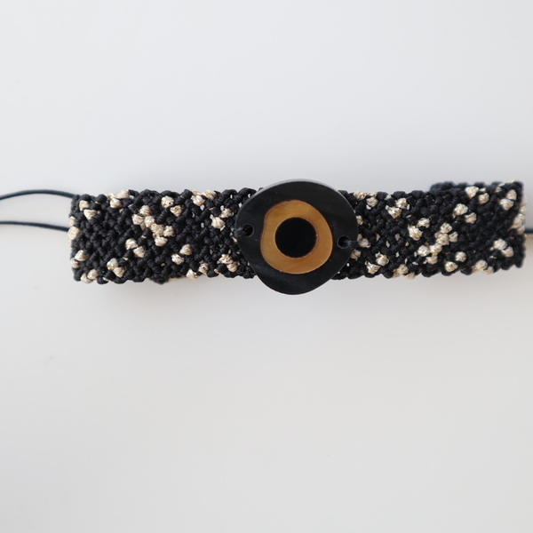 Plexiglass Eye Bracelet-Βραχιόλι Μάτι - μακραμέ, μάτι, plexi glass, evil eye - 3