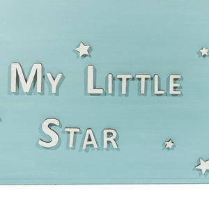 ΧΕΙΡΟΠΟΙΗΤΟ ΚΟΥΤΙ ΒΑΠΤΙΣΗΣ «MY LITTLE STAR» - αγόρι, αστέρι, σετ βάπτισης - 4