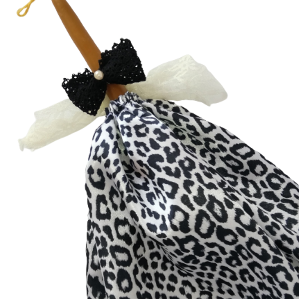 Πασχαλινή Λαμπαδα Ασπρόμαυρο Φόρεμα με Μαύρο Φιόγκο! - κορίτσι, λαμπάδες, για παιδιά, για ενήλικες, για εφήβους - 2