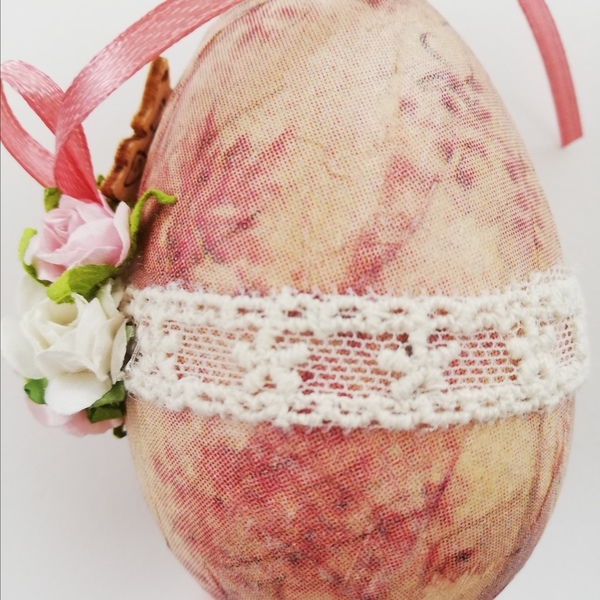 Ξύλινο πασχαλινό αυγό - δώρο, χειροποίητα, διακοσμητικά, πασχαλινά αυγά διακοσμητικά - 3