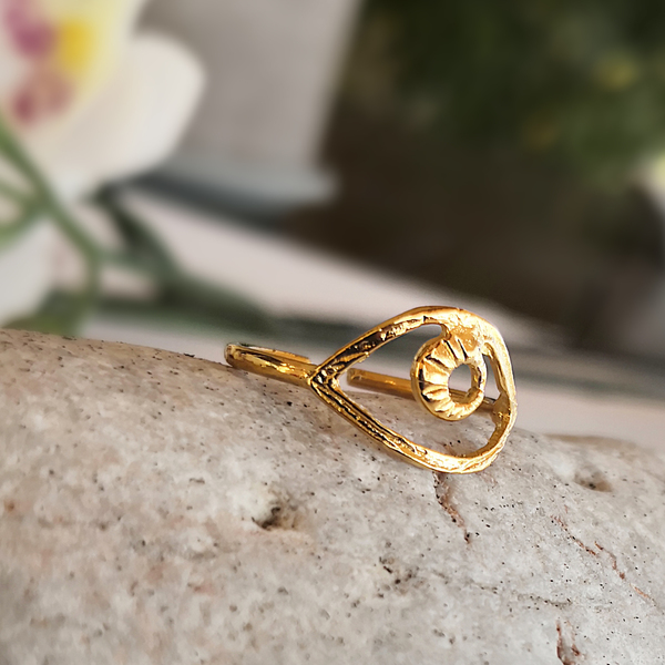 Εvil Eye Ring - Boho style ring - δαχτυλίδι, φθηνά - 2