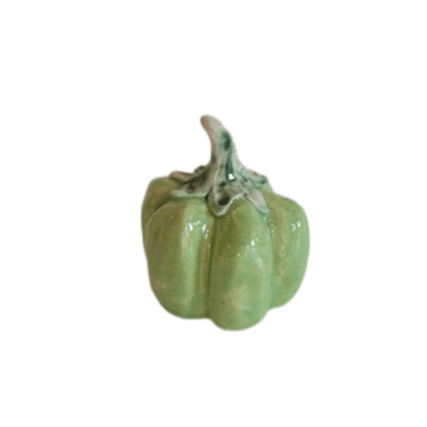 κεραμική πράσινη πιπεριά μινιατούρα - πηλός, κεραμικό, μινιατούρες φιγούρες