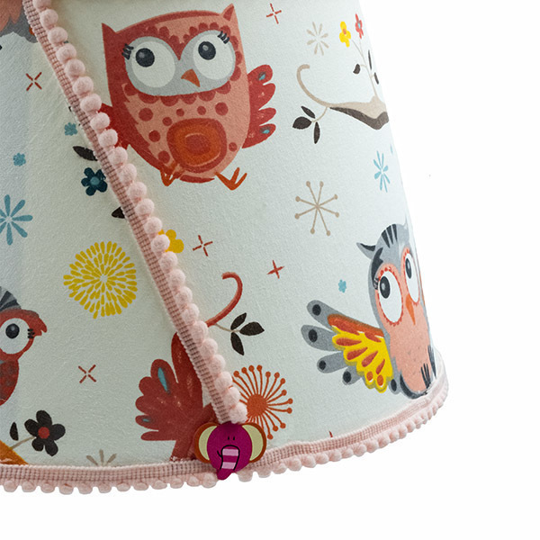 Φωτιστικό οροφής happy owl - κορίτσι, παιδικά φωτιστικά, ζωάκια - 2
