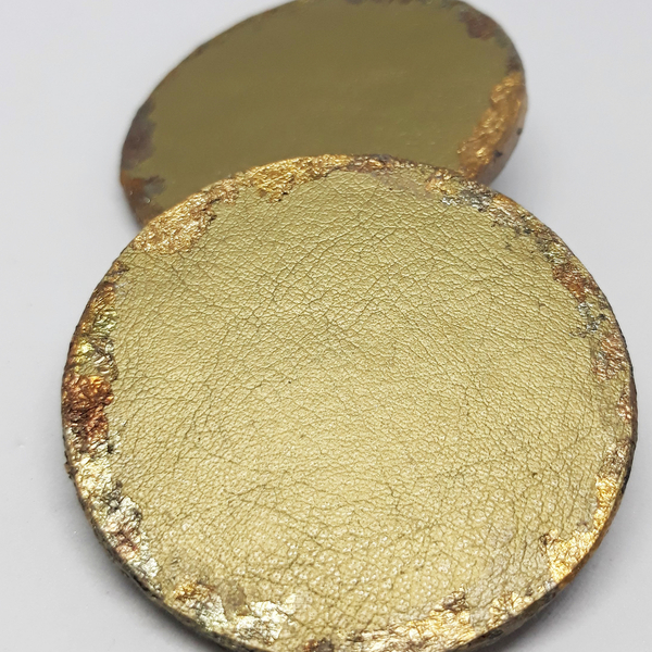 Gold Bubblegum - δέρμα, ξύλο, καρφωτά - 2