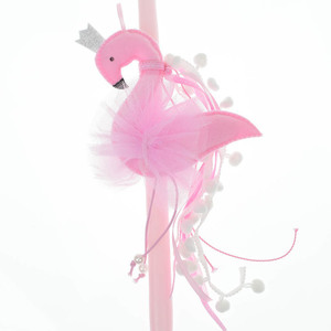 Φλαμίνγκο - κορίτσι, λαμπάδες, flamingos