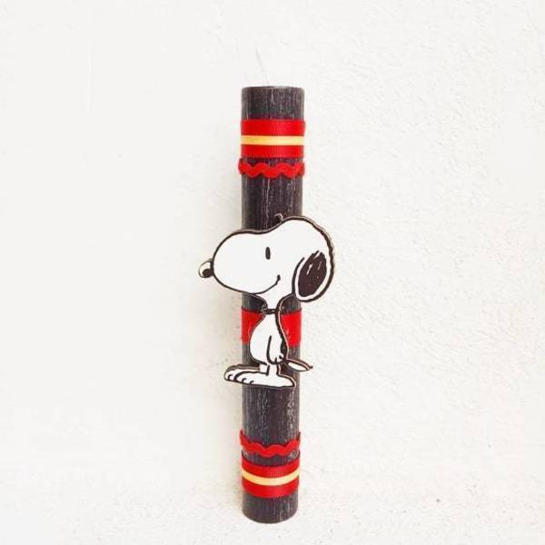 Αρωματικό λαμπαδάκι Snoopy - κορίτσι, αγόρι, λαμπάδες, για παιδιά, ήρωες κινουμένων σχεδίων - 2