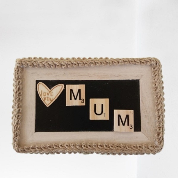 Ξύλινο κουτί "love mum". - οργάνωση & αποθήκευση, μαμά, γιορτή - 2
