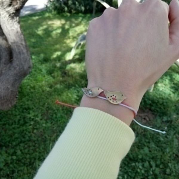 _Easter bracelet - πασχαλινό βραχιόλι με σχέδιο κοτοπουλάκι - κορίτσι, νονά, διακοσμητικά, για παιδιά - 5
