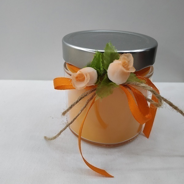 Κερί αρωματικό χειροποίητο Πορτοκαλί - αρωματικά κεριά - 4