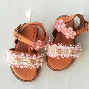 Sweetie sandals - δέρμα, boho, για παιδιά
