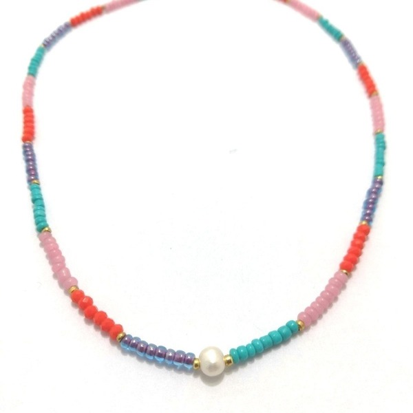 colourful pearl - ημιπολύτιμες πέτρες, ορείχαλκος, χάντρες, πέρλες