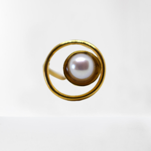 Δαχτυλίδι Σεβαλιέ με μαργαριτάρι ❣❣❣ - μαργαριτάρι, chevalier, επιχρυσωμένα, μπρούντζος, αυξομειούμενα, φθηνά