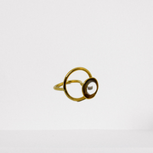 Δαχτυλίδι Σεβαλιέ με μαργαριτάρι ❣❣❣ - μαργαριτάρι, chevalier, επιχρυσωμένα, μπρούντζος, αυξομειούμενα, φθηνά - 4
