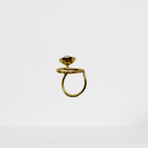 Δαχτυλίδι Σεβαλιέ με μαργαριτάρι ❣❣❣ - μαργαριτάρι, chevalier, επιχρυσωμένα, μπρούντζος, αυξομειούμενα, φθηνά - 2