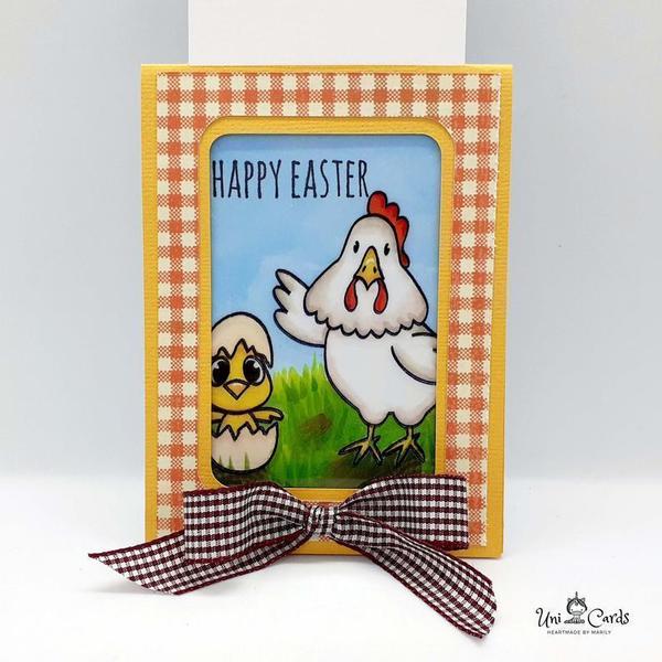 Ευχετήρια κάρτα - Μαγική εικόνα - Happy Easter - βαφτιστήρι, πάσχα, δώρο πάσχα, ευχετήριες κάρτες - 4