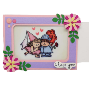 Κάρτα Αγίου Βαλεντίνου - Μαγική εικόνα - Fairytale couple - πριγκίπισσα, ζευγάρια, πριγκίπισσες, ευχετήριες κάρτες
