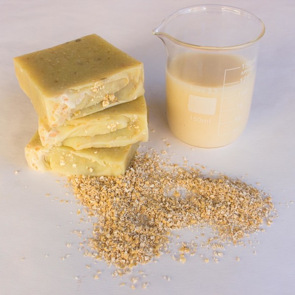 Σαπούνι προσώπου με γάλα καρύδας, γάλα βρώμης, γάλα αμυγδάλου - σαπούνια, χεριού, 100% φυσικό - 2