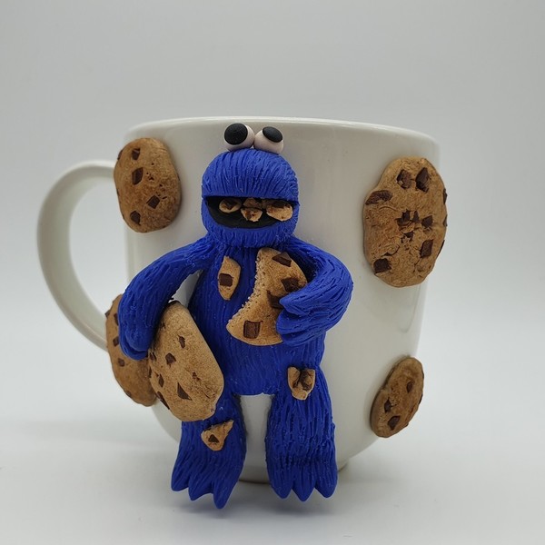 Cookie Monster - πηλός, κούπες & φλυτζάνια