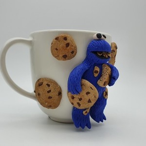 Cookie Monster - πηλός, κούπες & φλυτζάνια - 3