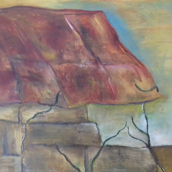 Σπίτι με κεραμίδια σε παραμύθι - πίνακες & κάδρα, πίνακες ζωγραφικής - 3