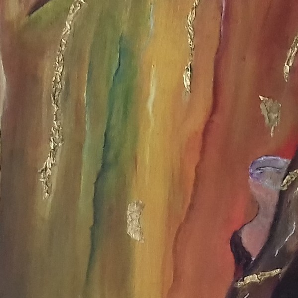 Νεράϊδα...στον καμβά - πίνακες & κάδρα, πίνακες ζωγραφικής - 3