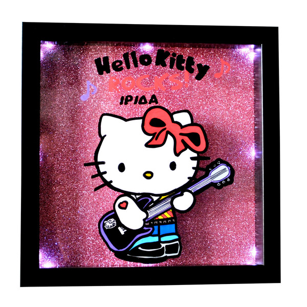 Hello Kitty Φωτιστικό Καδράκι - πίνακες & κάδρα, κορίτσι, ζωάκια, παιδικά κάδρα