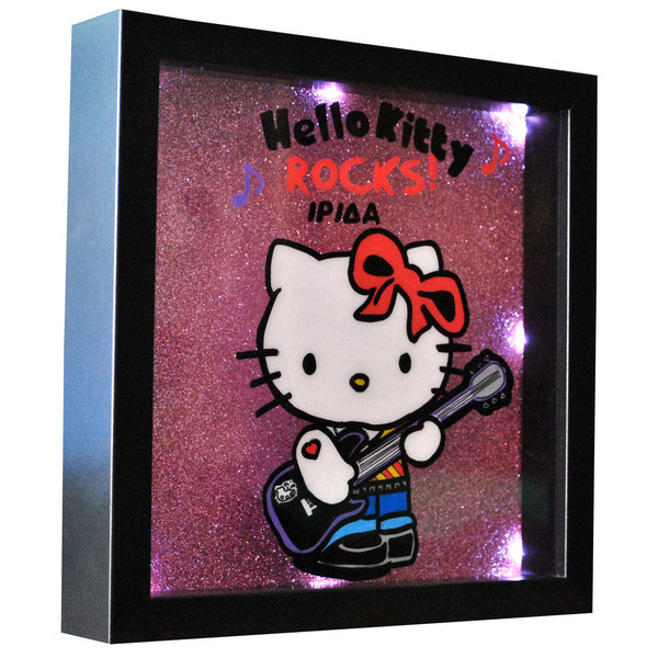 Hello Kitty Φωτιστικό Καδράκι - πίνακες & κάδρα, κορίτσι, ζωάκια, παιδικά κάδρα - 3