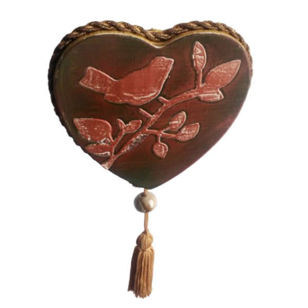 Κρεμαστό Ξύλινο Διακοσμητικό - καρδιά, μαμά, διακοσμητικά, πρωτότυπα δώρα, ξύλινα διακοσμητικά - 4