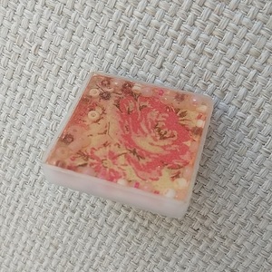 δαχτυλίδι αυξομειούμενο λουλούδι τριαντάφυλλο ροζ με υγρό γυαλί - γυαλί, λουλουδάτο, μεγάλα, αυξομειούμενα, φθηνά - 5