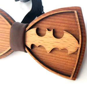 Παπιγιόν Ανδρικό από Ξύλο Batman - ξύλο - 2