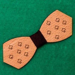 Παπιγιόν Ανδρικό από Ξύλο Pokerstar - ξύλο - 2