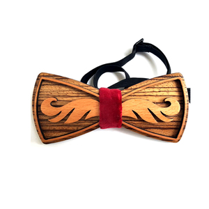 Παπιγιόν Ανδρικό από Ξύλο MOUSTACHE LARGE - ξύλο