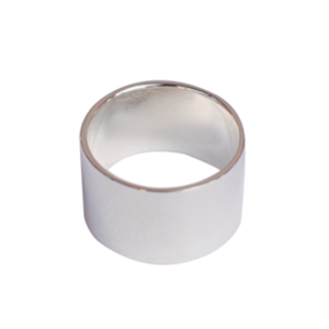 10mm φαρδύ δαχτυλίδι ασήμι 925 - ασήμι, boho, σταθερά, μεγάλα - 2