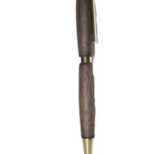 Ξύλινο στυλό από ξύλο Καρυδιάς με επίχρυσο μηχανισμό - ξύλινο, αξεσουάρ γραφείου - 3