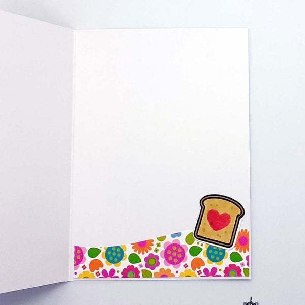 Ευχετήρια κάρτα - "You are the peanut butter to my jelly" - χιουμοριστικό, κάρτα ευχών, δώρα αγίου βαλεντίνου, ευχετήριες κάρτες - 3
